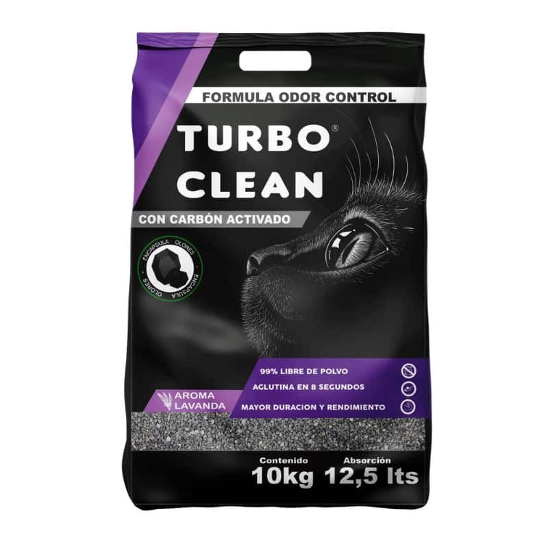 Arena Sanitaria Turbo Aroma Lavanda Carbon Activado 30 Kg Arena Easy