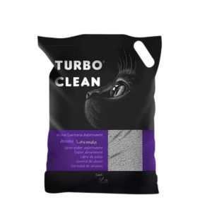 Arena Sanitaria Turbo Clean Aroma Lavanda – Promo 100kg + 5 Snack Regalo