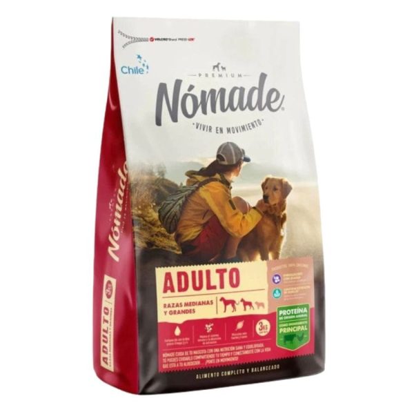 Alimento Nómade Perro Adulto De Raza Mediana Y Grande 20kg