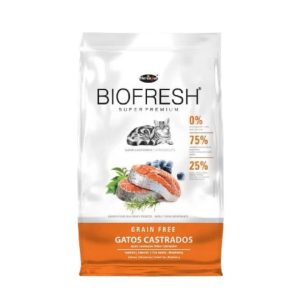 Alimento Para Gato Adulto Castrados Biofresh Sabor Salmón 7.5kg