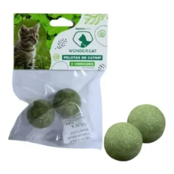 Pelotitas De Catnip Para Gato Wondercat Pack 2 Unidades