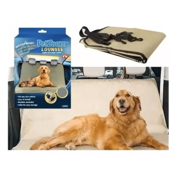 Funda Protector De Asiento Auto Perro Mascotas Impermeable PetZoom