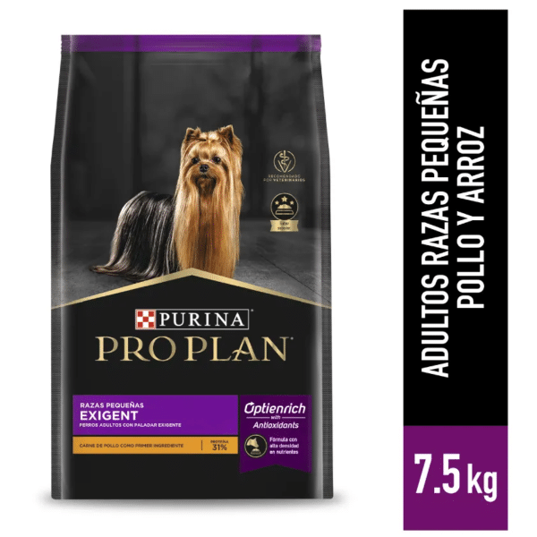 Alimento Pro Plan Exigent Para Perro Raza Pequeña 7,5 Kg