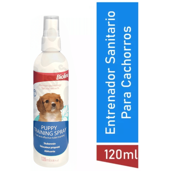 Spray Bioline Puppy Training (entrenador De Perro Cachorro) 120ml