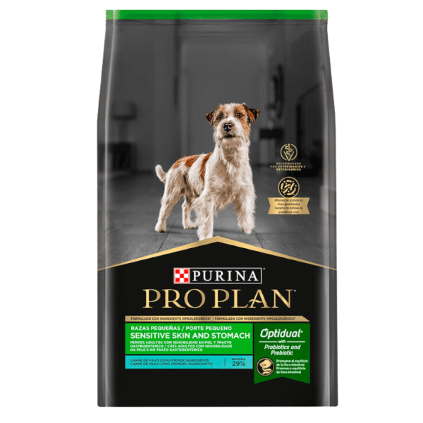 Pro Plan Sensitive Skin And Stomach Perro Adulto Razas Pequeñas 3 Kg