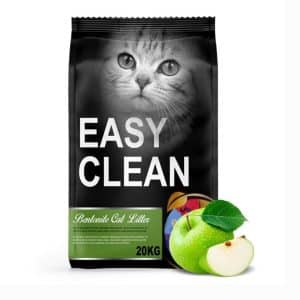 Arena para Gatos Easy Clean Manzana  20 kg + 1 Snack Regalo