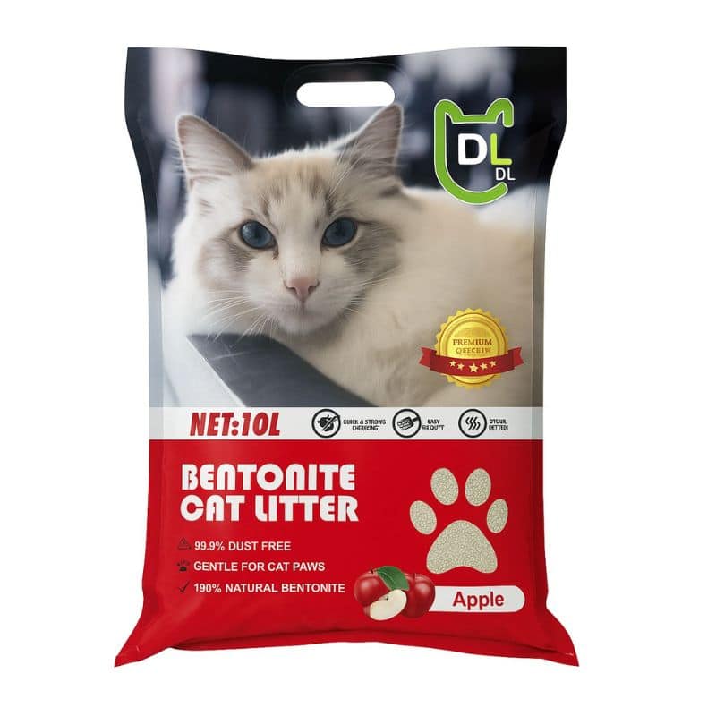 Arena sanitaria Dr. Litter Aglutinante Manzana 8KG