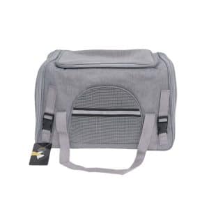 Transportador de Mascotas malla Gris