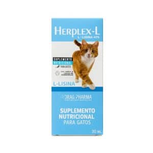 Herplex‑L (L‑Lisina) suplemento felino 30 ml