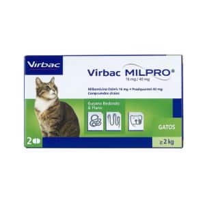 Milpro 16 mg40 mg – 4 Tabletas (Virbac)