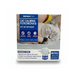 Marben Pets Cat Calming Feromonas Kit de Difusor