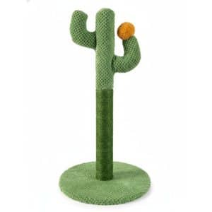 Rascador para gatos con diseño de cactus