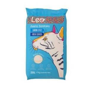ARENA SANITARIA CON CARBON LEO 17 KG