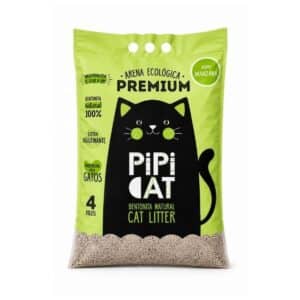Arena Sanitaria PiPi Cat Natural Manzana 4KG