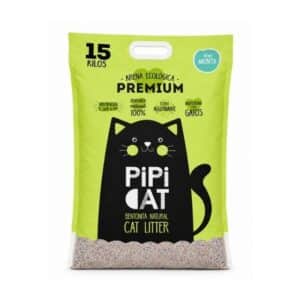 Arena Sanitaria PiPi Cat Natural Menta 15KG