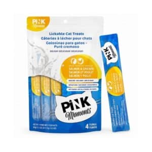 Snack Cremoso Pink Moments Pollo Salmon 4 Tubitos
